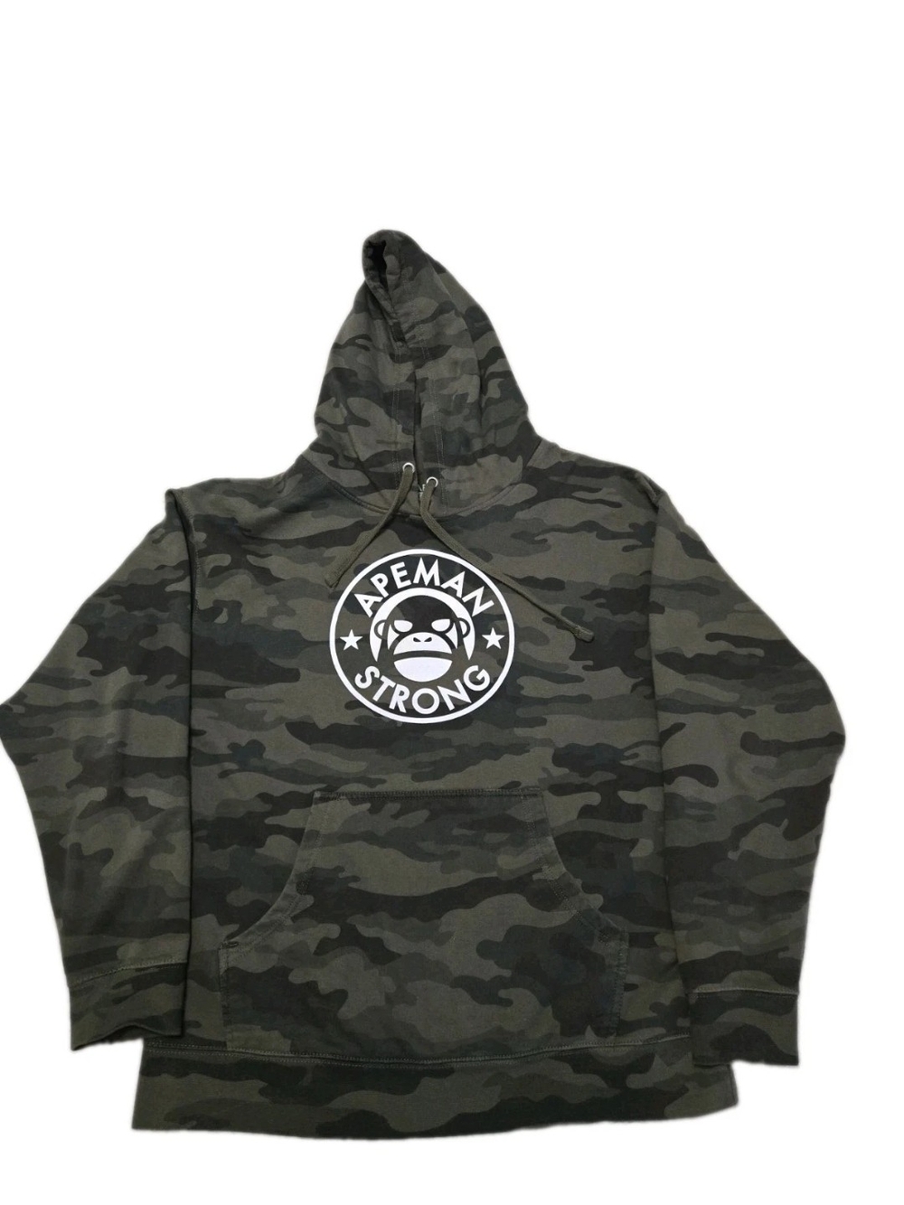 Men's Camo Pullover Hoodie - Green Camo